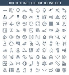 100 leisure icons