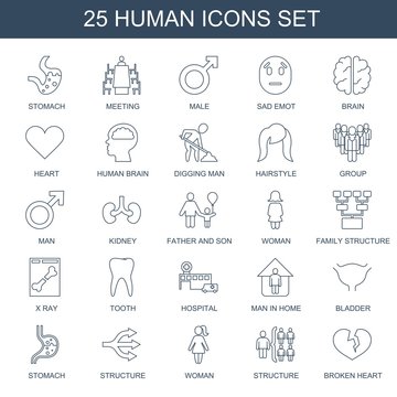 25 human icons