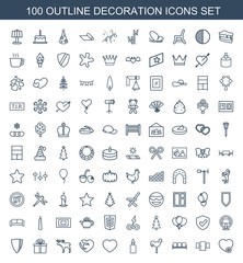 100 decoration icons