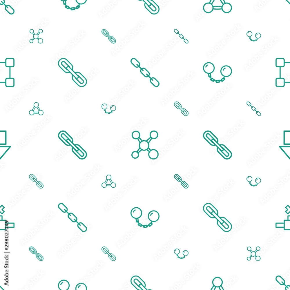 Aufkleber link icons pattern seamless white background