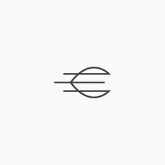 Letter E Abstract Logo Icon Design Template Vector Illustration
