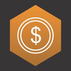 Coin Icon For Your Design,websites and projects.