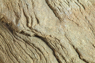 Smooth texture of yellowish-greenish natural stone. Natural backgrounds and textures. Stone waves.