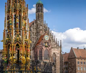 Nürnberg, Schöner Brunnen, Frauenkirche, Hauptmarkt © RF-Foto