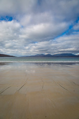 Looking out to sea from Luskentyre Beach, on the hebridean island of Harris
