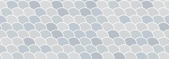 Fototapeta premium Water waves seamless vector background. Abstract grey backdrop with nautical design.