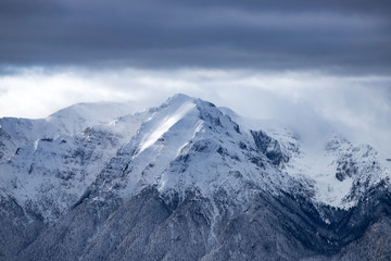Fototapeta na wymiar Panoramic view of Bucegi Mountains, Carpathian Mountains