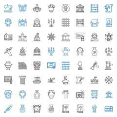 antique icons set