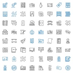 text icons set