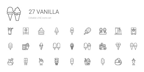 vanilla icons set