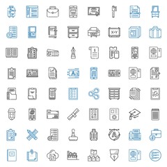 document icons set
