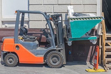 Skip Container Forklift
