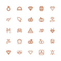 Editable 25 engagement icons for web and mobile
