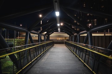 Obraz premium Manchester Night City Streets