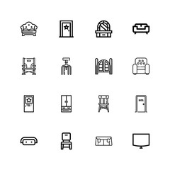 Editable 16 living icons for web and mobile