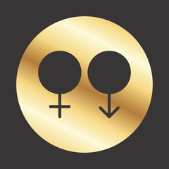 Female And Male Icon For Your Design,websites and projects.