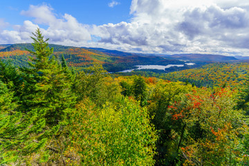 La Pimbina valley in Mont Tremblant National Park