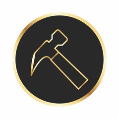 Hammer Icon For Your Design,websites and projects.