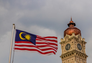 Fototapeta na wymiar A typical view in Kuala Lumpur in malaysia