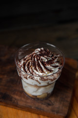 chocolade tiramisu on the table 1