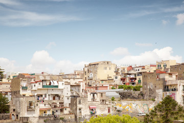 Fototapeta na wymiar building in a town in italy