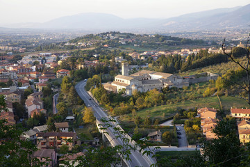 Fototapeta na wymiar Spoleto, borgo umbro in Italia, Europa