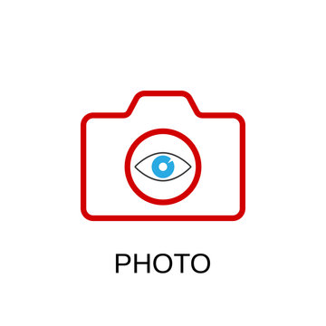 Photo icon. Photo symbol design. Stock - Vector illustration can be used for web.