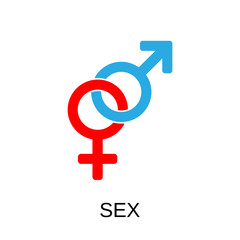 Sex icon. Sex symbol design. Stock - Vector illustration can be used for web.