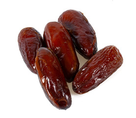 date fruit isolated on white background