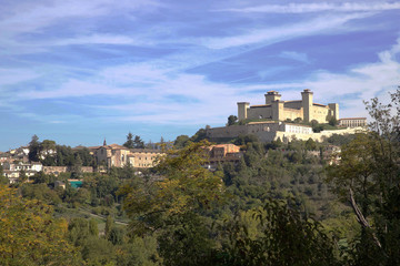 Fototapeta na wymiar Spoleto, borgo umbro in Italia, Europa