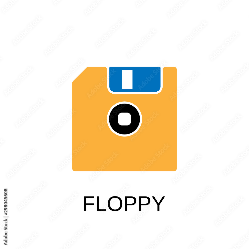 Poster floppy disk icon. floppy disk symbol design. stock - vector illustration can be used for web.
