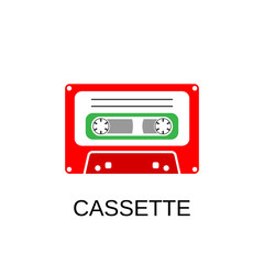Audio Cassette icon. Audio Cassette symbol design. Stock - Vector illustration can be used for web.