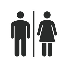 toilet  sign icon vector design illustration