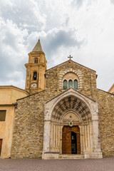 A typical view in Ventimiglia in Italy