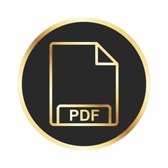 PDF Icon For Your Design,websites and projects.