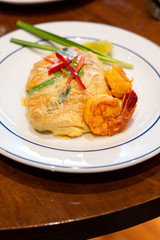 Omelet pad thai in Bangkok