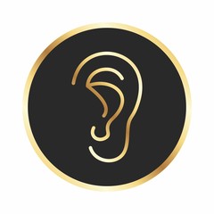 Obraz premium Ear Icon For Your Design,websites and projects.