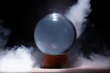 Crystal ball to predict the fate. Guessing for the future.