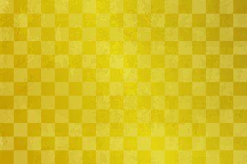 市松模様の金箔と金粉