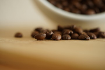 Kaffeetasse mit Kaffeebohnen