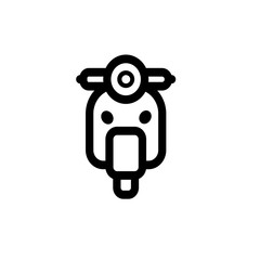scooter outline icon. Element of lifestyle illustration icon. Premium quality graphic design. Signs and symbol collection icon for websites, web design, mobile app, UI, UX