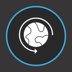 Round The World Icon For Your Design,websites and projects.