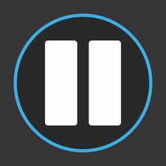 Pause Icon For Your Design,websites and projects.