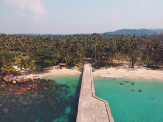 tropical beach on an island in Thailand