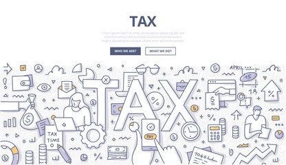 Tax Doodle Concept