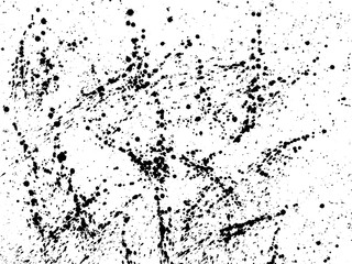Fototapeta premium Ink blots Grunge urban background.Texture Vector. Dust overlay distress grain . Black paint splatter , dirty, poster for your design. Hand drawing illustration