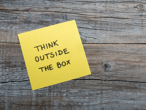 Think Outside The Box, business motivational inspirational quotes