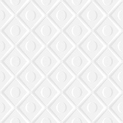 Seamless 3d pattern of soft texture. White monochrome background.