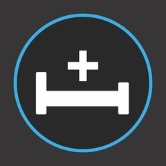 Hospiatl Bed Icon For Your Design,websites and projects.