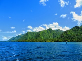 exploring tropical island of tahiti